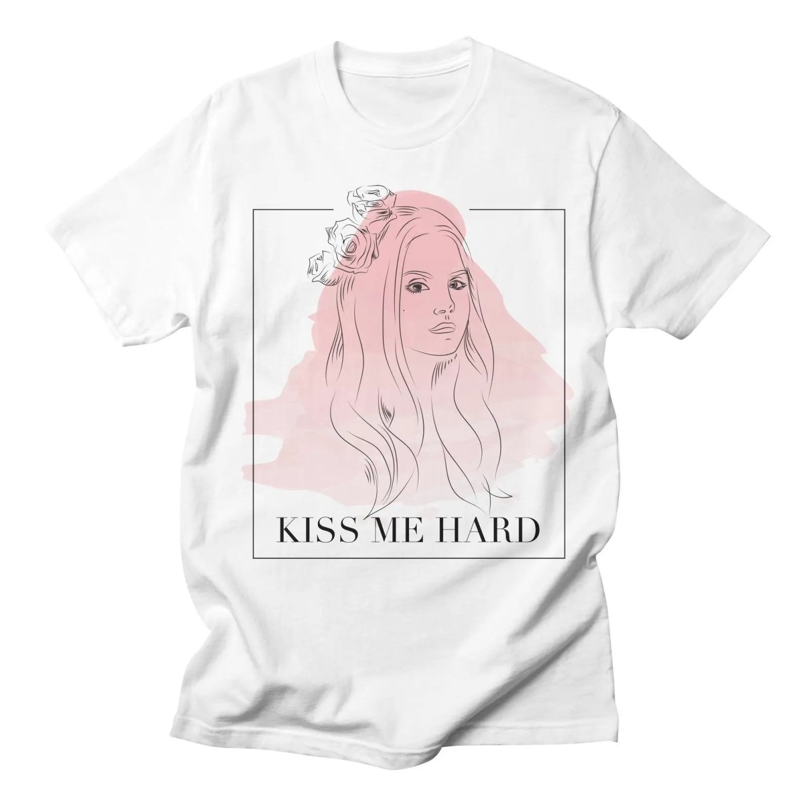 Lana Del Rey футболка Женская Плюс Размер Повседневная свободная Модная брендовая