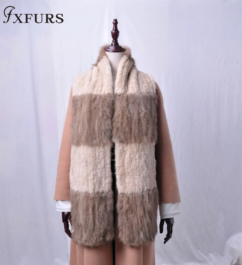 2020 высококачественный Женский вязаный шарф из натурального соболиного меха