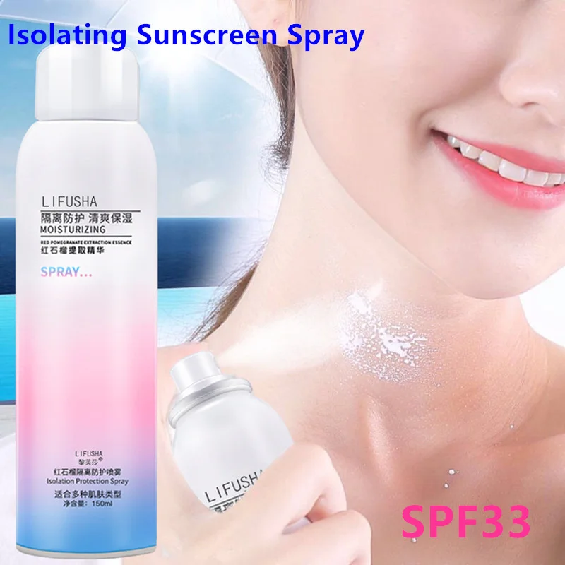 

Isolating Spray Protetors Solar Sunscreen Radiation Protection Makeup Infiltration Prevention Skin Care Sun Cream for Face