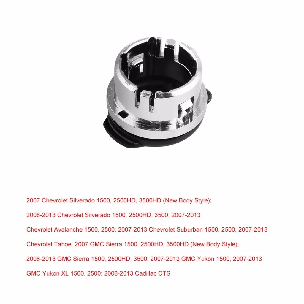 Крышка автомобильной розетки для Chevrolet For Gmc Cadillac 2007-2013 20983936 Silverado 1 шт. черная