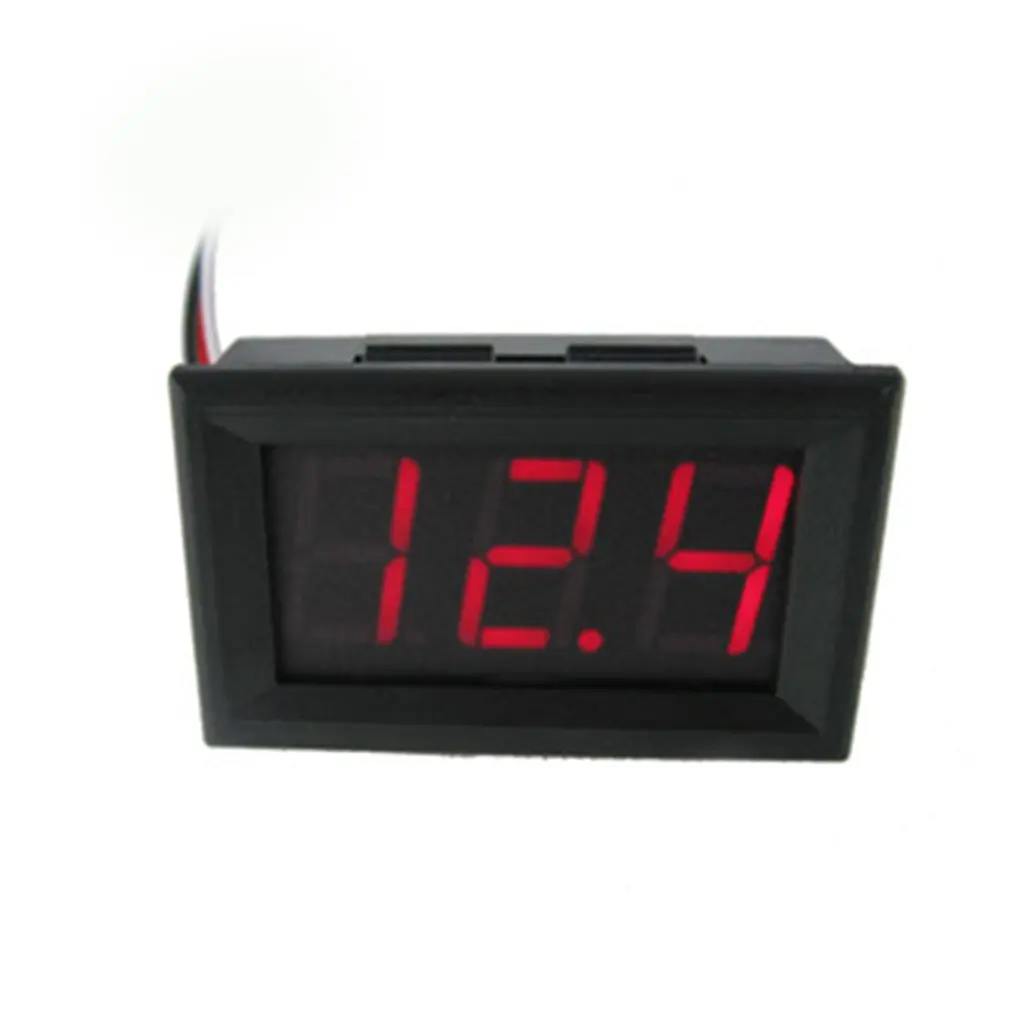 Двухлинейный Вольтметр постоянного тока 0 56 дюйма защита от обратного