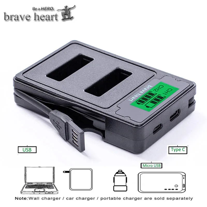 charger only NPBX1 NP-BX1 np bx1 Батарея+ type-c Зарядное устройство для sony DSC-RX100 DSC-WX500 Характеристическая вязкость полимера HX300 WX300 HDR-AS15 X3000R MV1 AS30V HDR-AS300 - Цвет: charger only