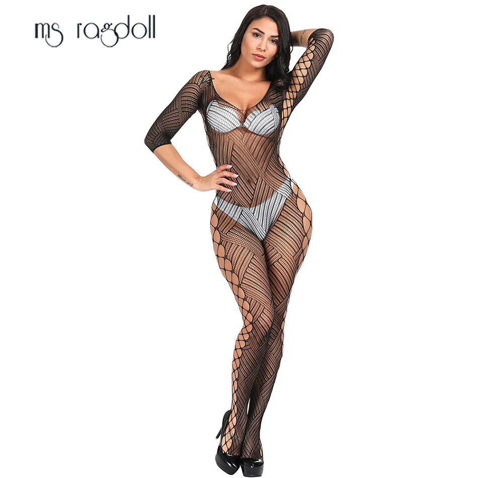 Соблазнительное нижнее белье Ms Ragdoll боди соблазнительное Эротическое с открытой