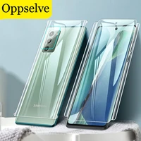 full body hydrogel film for samsung galaxy s10 s20 plus ultra note 10 pro note 20 ultra screen protector back front film cover