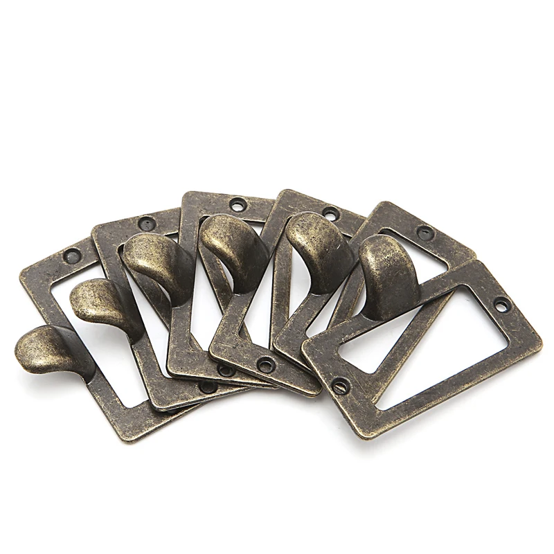 6x держатель для карточек этикеток античная латунная рамка выдвижного