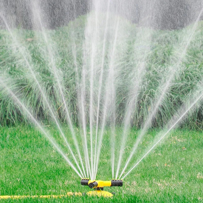Garden Lawn Sprinkler 360 Degree Automatic Rotating Yard Large Area Coverage Water Irrigation Sprayer | Дом и сад