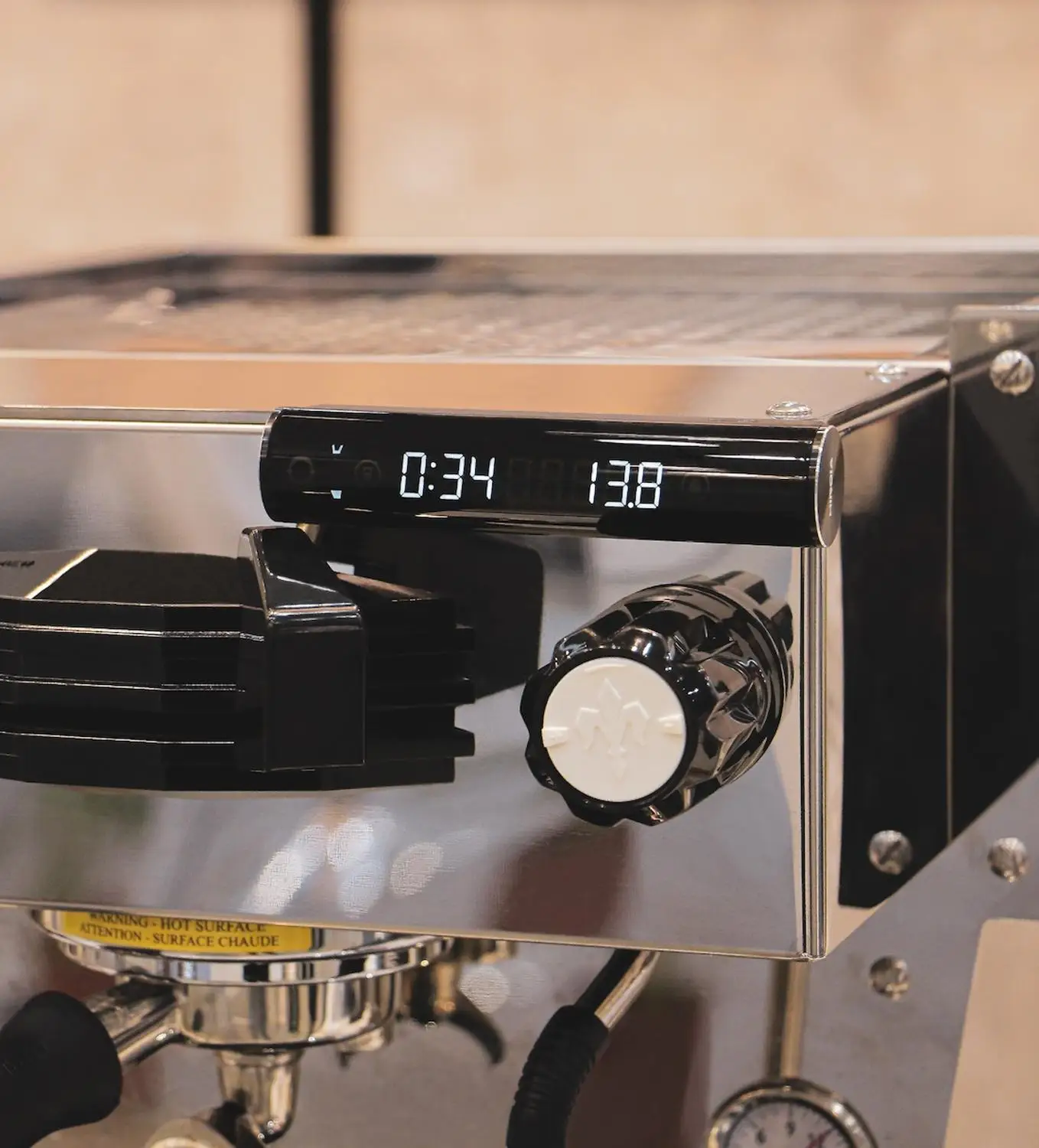 HIROIA jimmy-b&aacute;scula de caf&eacute; inteligente desmontable, balanza profesional para elaboraci&oacute;n de cerveza y espresso, digital, 0,1g/ 2kg-4