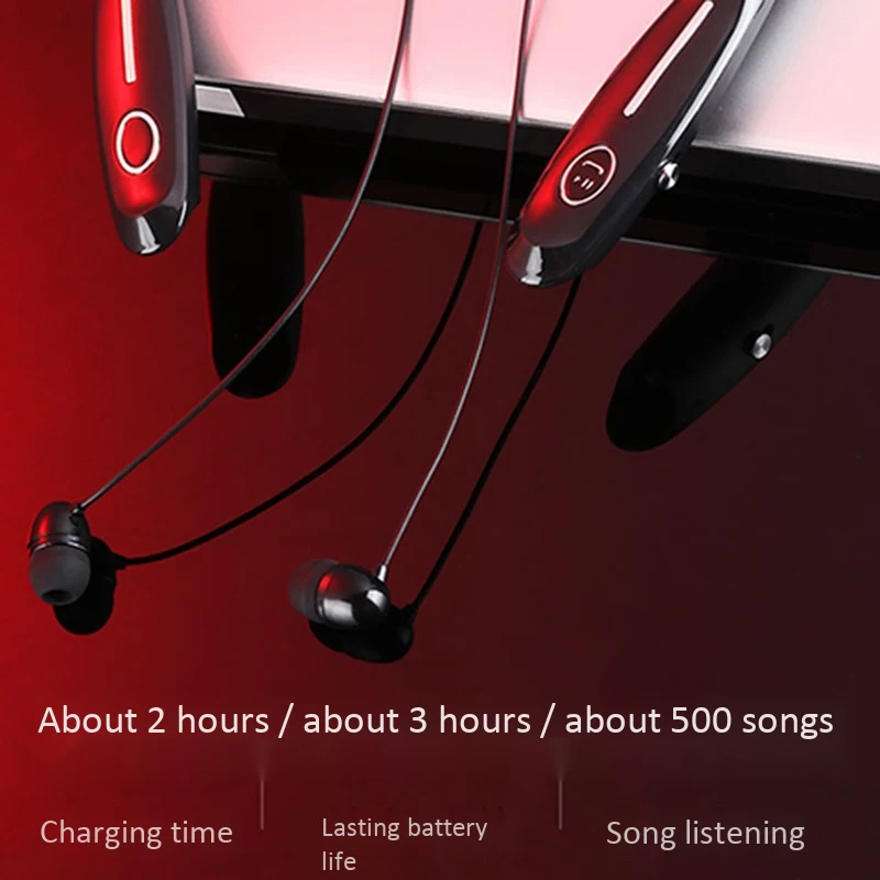 Для HBS900S Беспроводные Bluetooth 4 2 шейные спортивные наушники стерео звук на открытом