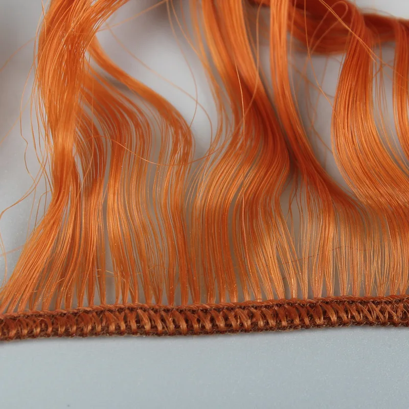 15 см кукольные волосы для 1/3 1/4 1/6 BJD diy куклы натуральные волнистые кукольные парики деревья молочный Шелковый парик Тепловая устойчивость к высокой температуре кукольные волосы