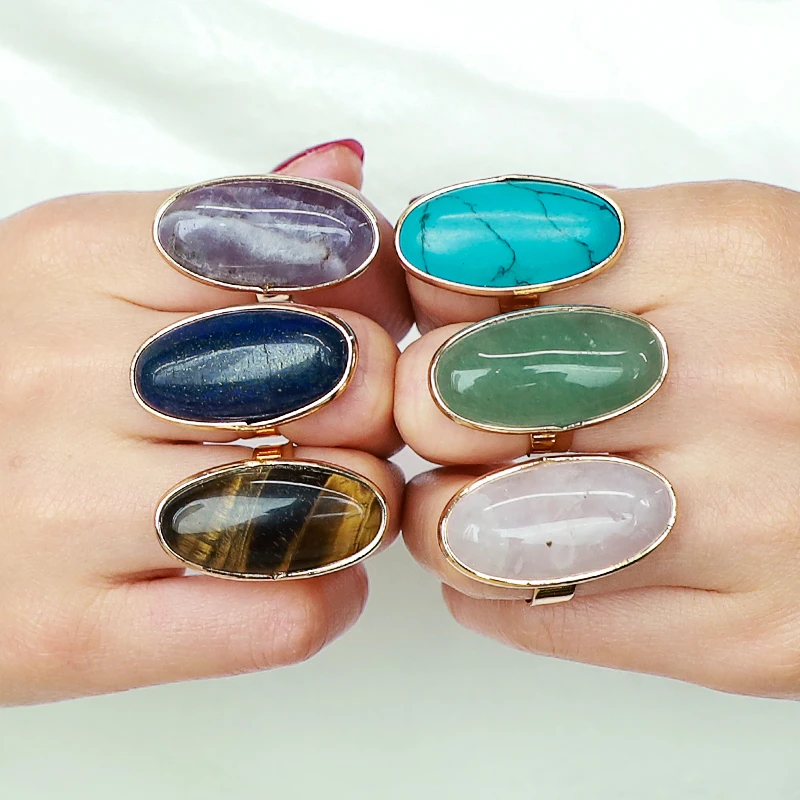 SAY HELLO натуральные камни овальные зеленые аметисты авантюрин бирюзы лазурит