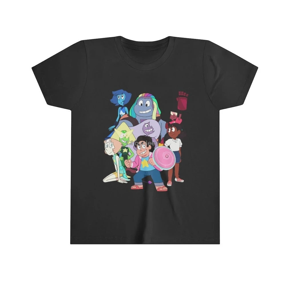 Детская рубашка Steven Universe Молодежная со стразами Объединенная Футболка с