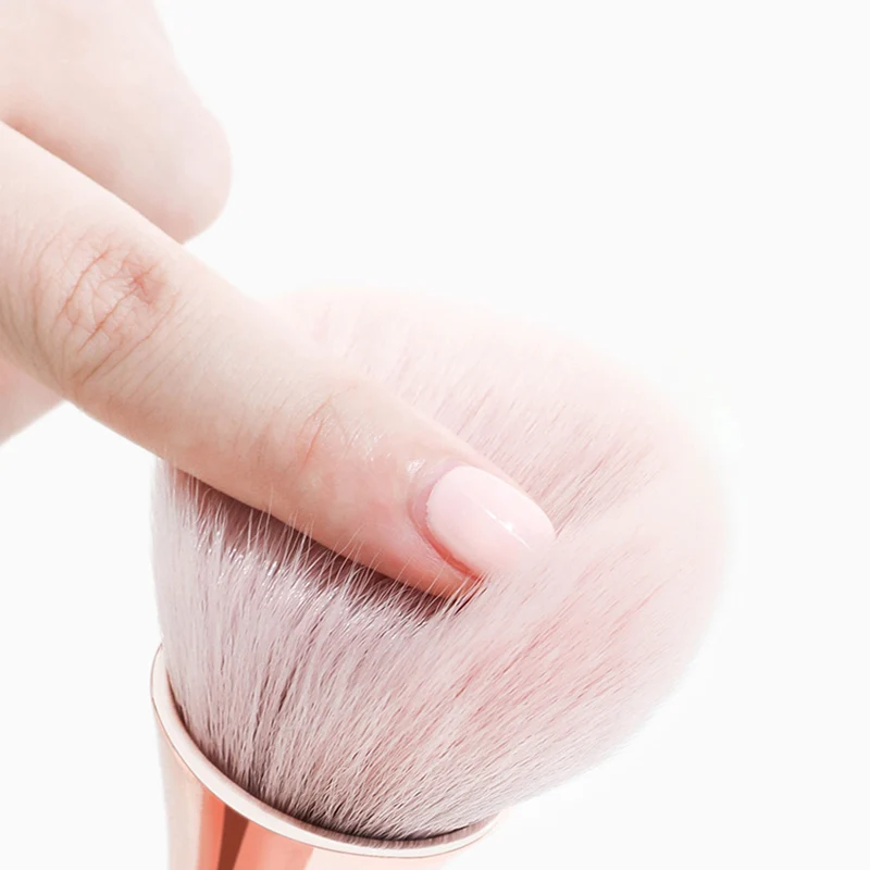 Новинка розовая Золотая большая пудра минеральная кисточка основа для макияжа