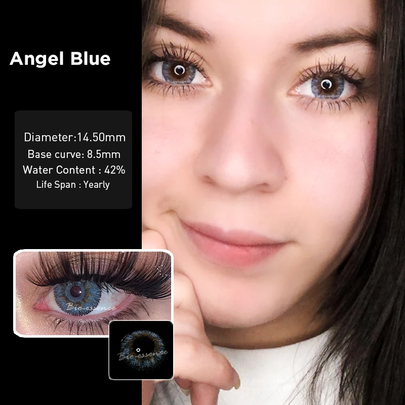 2 шт./пара шт. Ангел серии Цветной контактные линзы естественного ежегодно