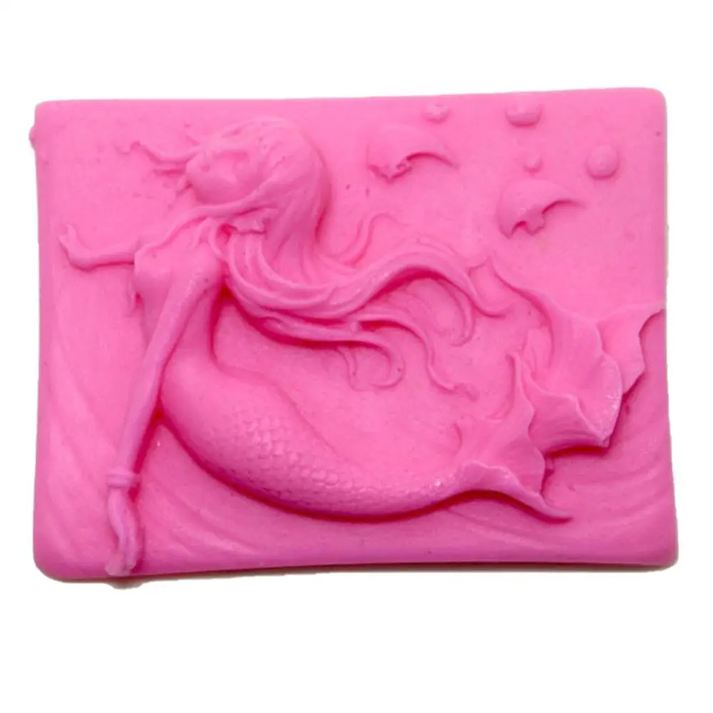 3D квадратная форма для мыла ручной работы силиконовая сделай сам торта