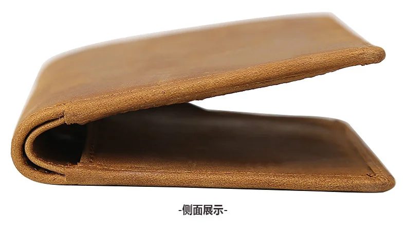 

Genuine Leather Luxury Wallets Designer Men Wallets Business Men Bifold Wallet Purse With Coin Pocket in brown color