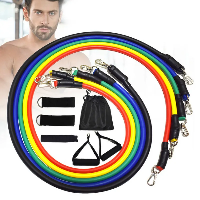 11 шт. ленты для кроссфита полосы трубки Набор стрейч тренировочная Резина