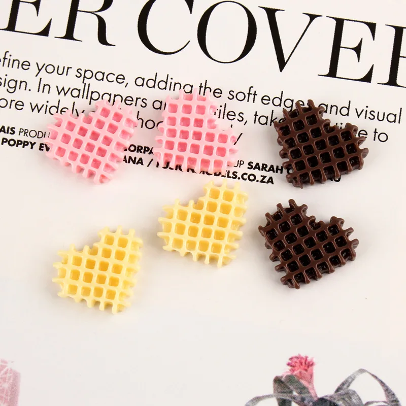 DECOCASE 30 шт. шоколадное печенье слизь талисманы украшение для волос с бусинами