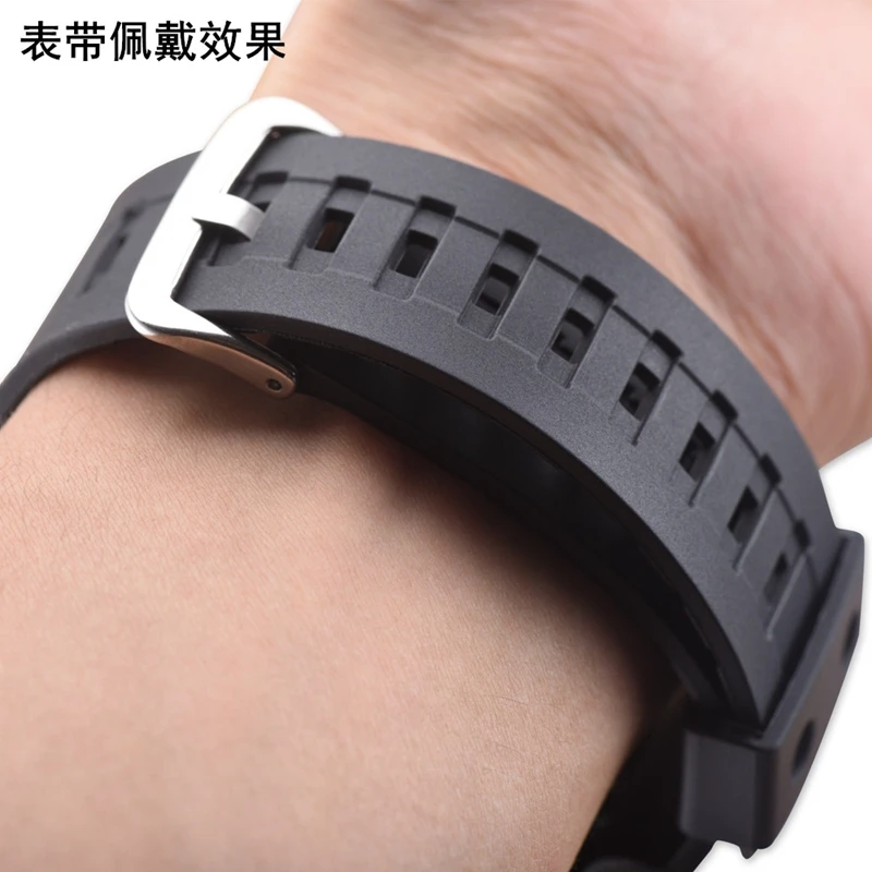 

Watch Band for Casio Rubber Strap AQ-S810W SGW MRW-200H AE AEQ W-S200H 18mm Convex Strap