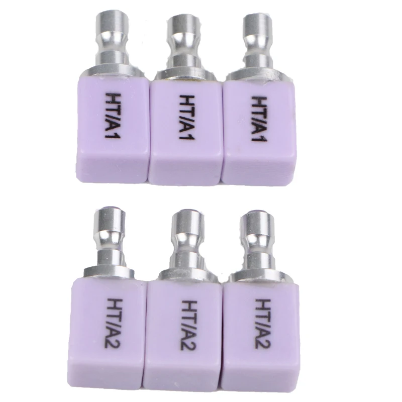 10 штук HT Dental Cerec стеклянные блоки литиевые дислицированные Emax стеклянный