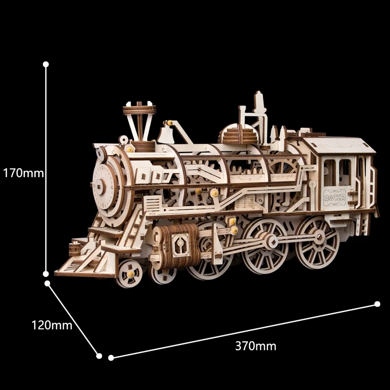 Robotime 4 вида DIY лазерная резка 3D механическая модель деревянная игра головоломка сборка игрушка подарок для детей и взрослых для дропшиппинг