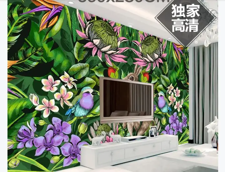 Настенные обои для больших фотографий современный фон гостиной ТВ домашний