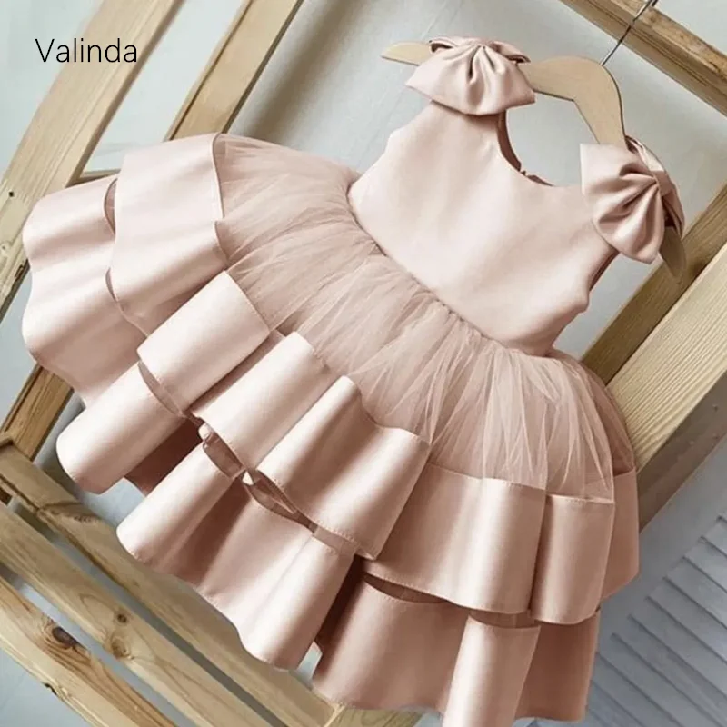 

Little Girl Dresses for Birthday Party Special Occasion Gown for Toddler Baby