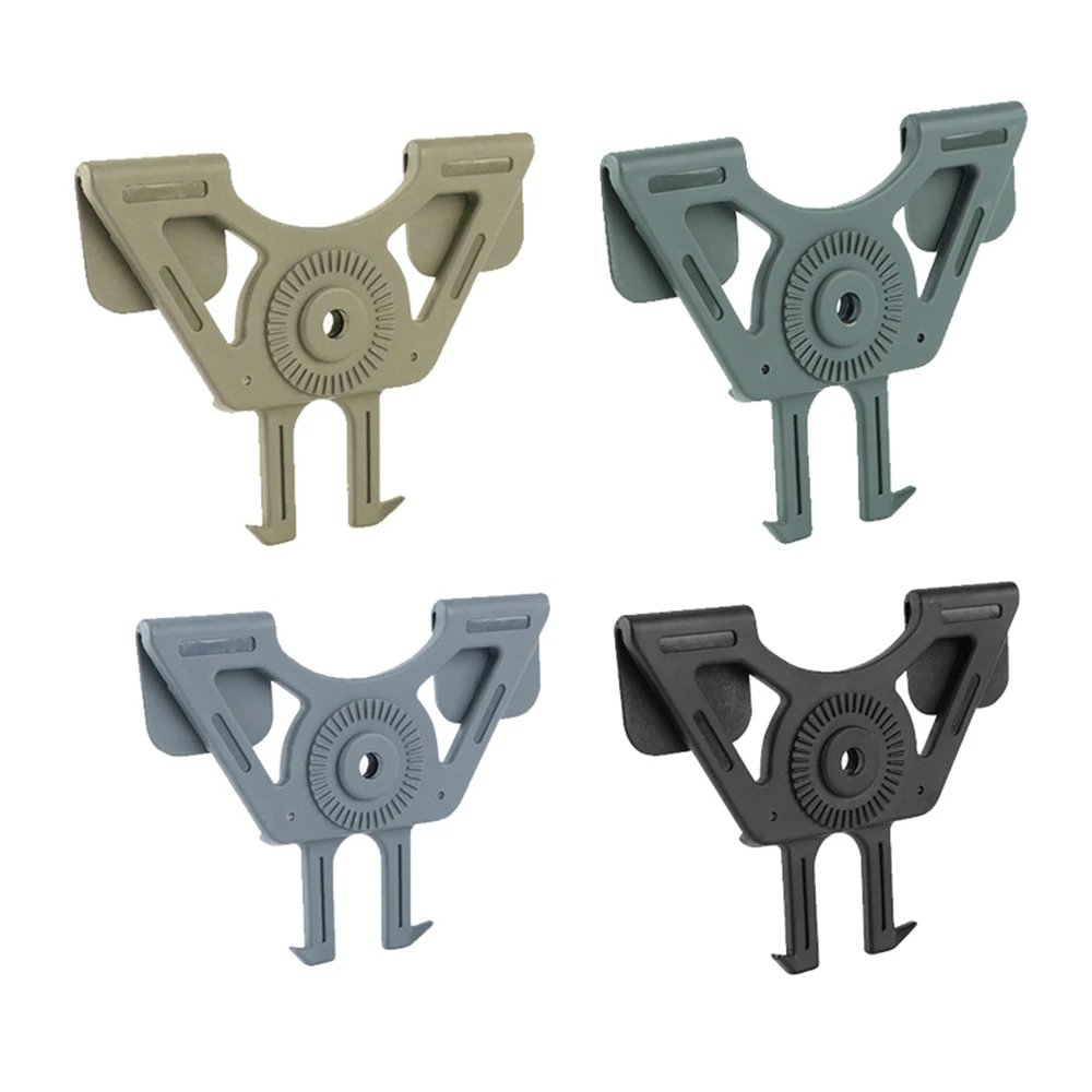 

Tactical New Hard Shell MOLLE Hunting Attachment Compatible With All Holsters Magazine Pouches - Green Black Accessories