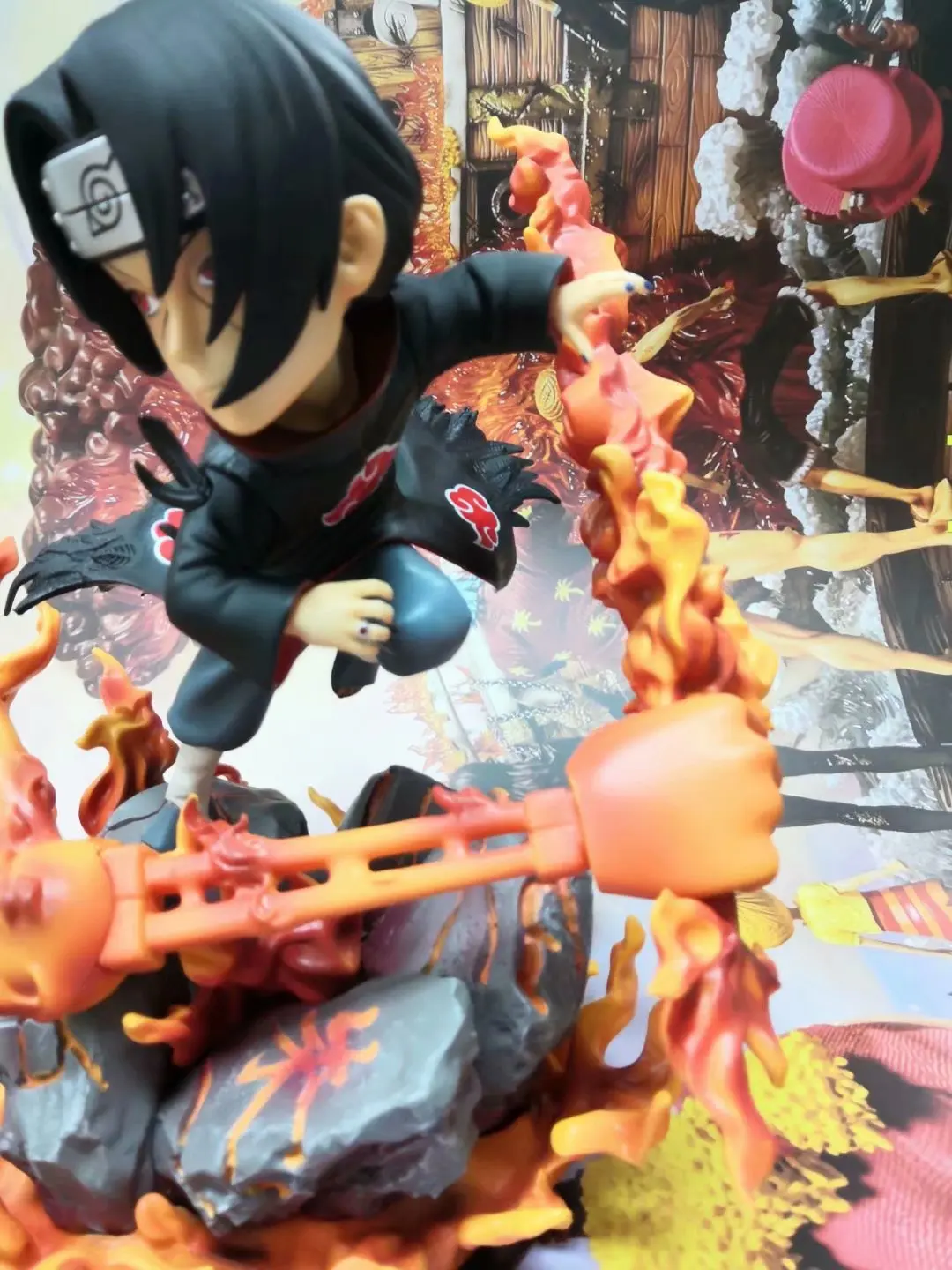 Японское аниме Naruto Shippuden Uchiha Itachi Vermilion Bird Ver. Экшн Фигурки игрушки|Игровые фигурки