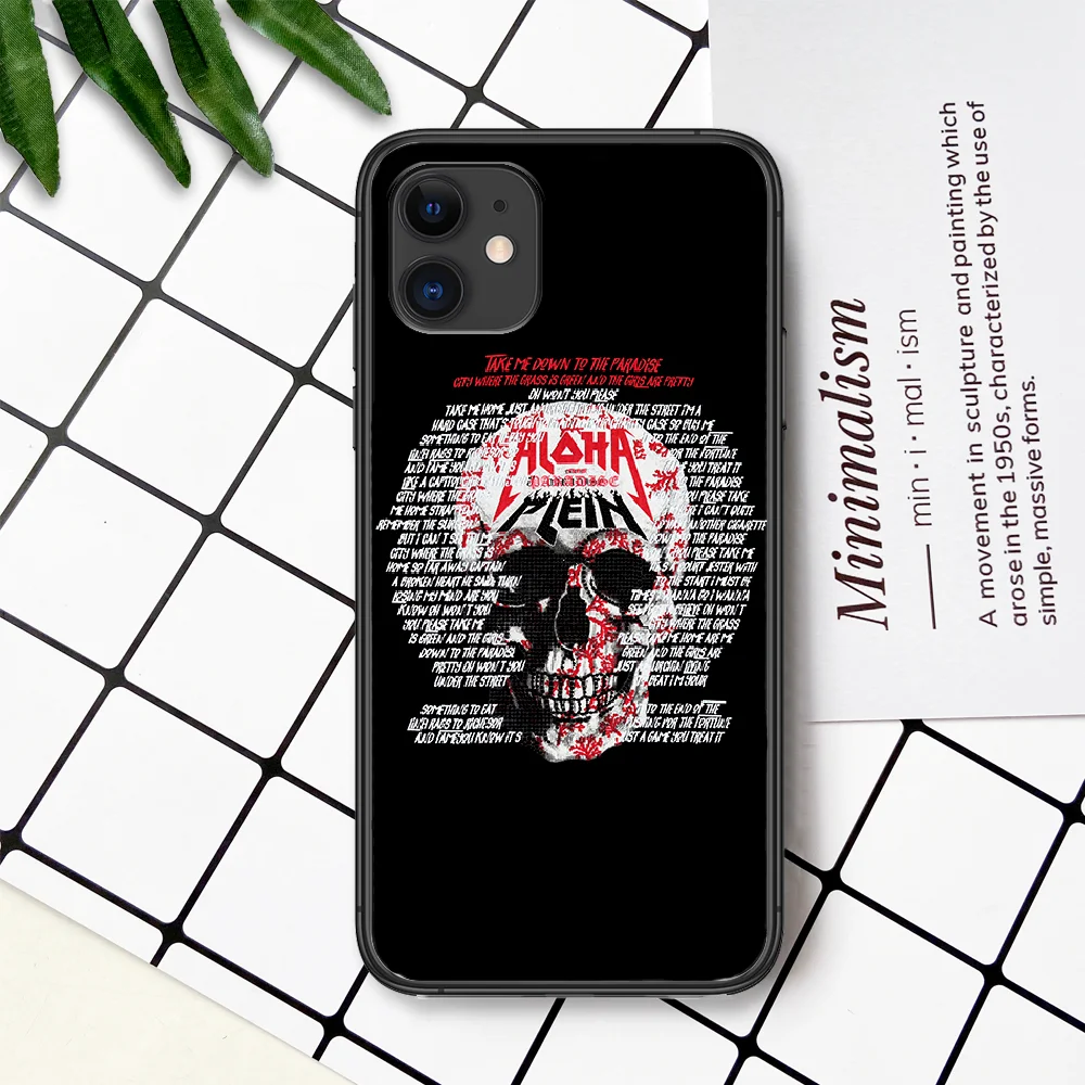 

QP luxury Brand Philipp Phone Case For IPhone 4 4s 5 5S SE 5C 6 6S 7 8 Plus X XS XR 11 12 Mini Pro Max 2020 black Cover Fashion