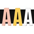 10 шт.лот 30 мм Подвески с буквами-слайдерами для изготовления ювелирных изделий для женщин и мужчин, металлический алфавит, брелок, ошейник для домашних животных, аксессуары сделай сам, подарок