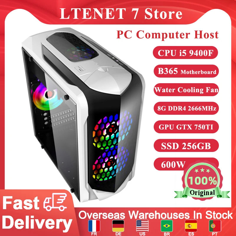 

Материнская плата GTX750TI 2G 8G DDR4 RAM 256G SSD Drive 600W 110/220V