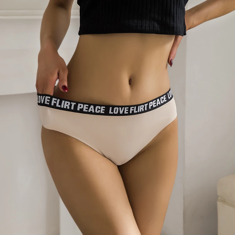 BZEL Сексуальная эластичная резинка на талии детские трусы для женщин Бесшовные