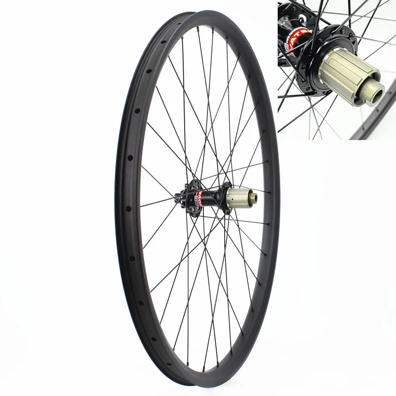 29er Asymmetric 33.5x25mm XC/AM Tubeless Mountain Bicycle Disc Carbon Wheels Novatec D791SB D792SB Hubs MTB Wheelset Pillar 1423 | Спорт и