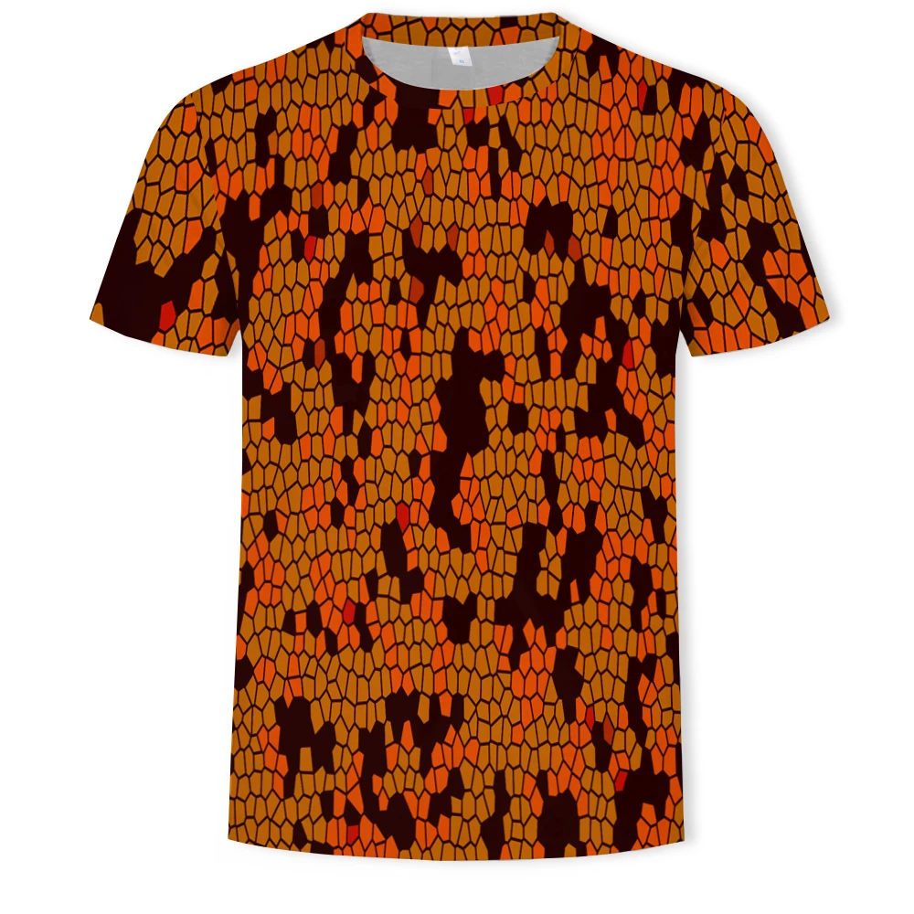 

Summer camouflage 3DT men's short-sleeved shirt women's t-shirt shirt printing fashion oversized T-shirt personality O-neck loos