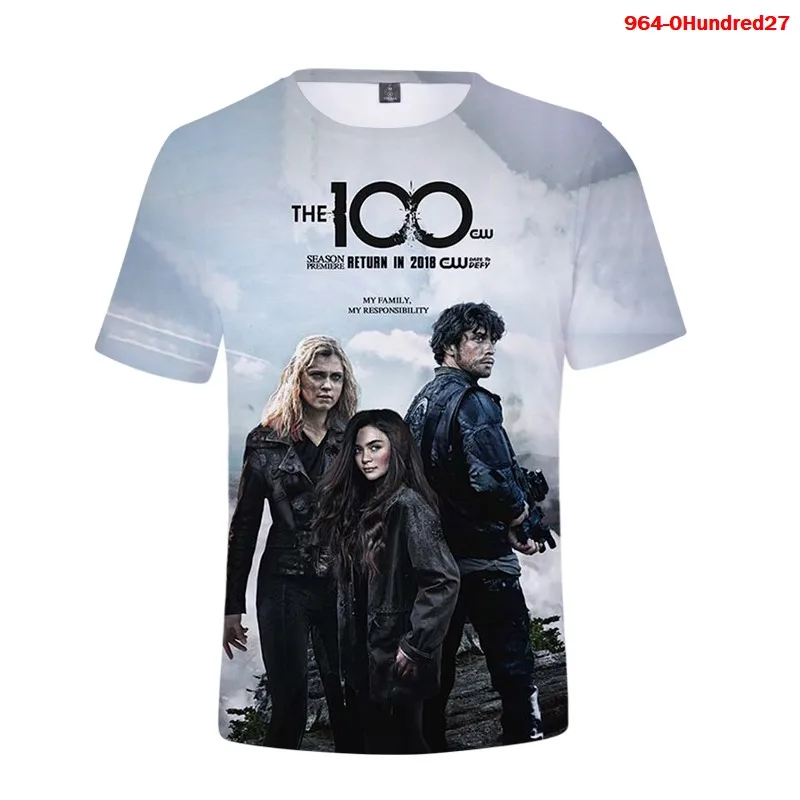 

Men T Shirt Moive The 100 3d Tshirt Women Summer Hot Sale Short Sleeve Fashion Oversized Streetwear The 100 Movie Unisex Tops