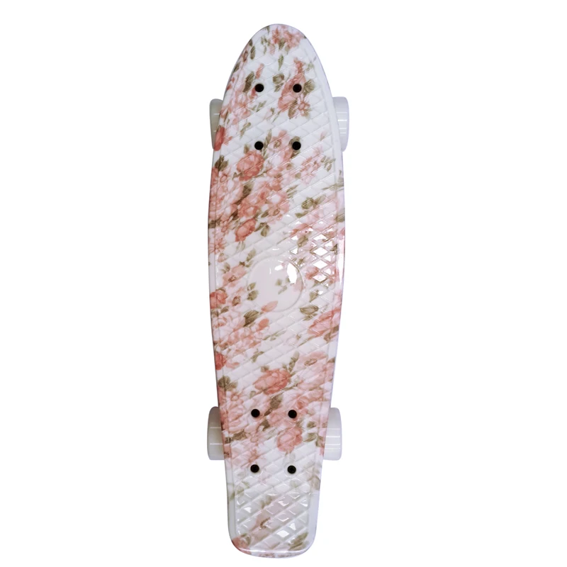 Скейтборд в стиле ретро лонгборд с рисунком звездной Галактики скейтборд Круизер пластиковый мини 56 см 22