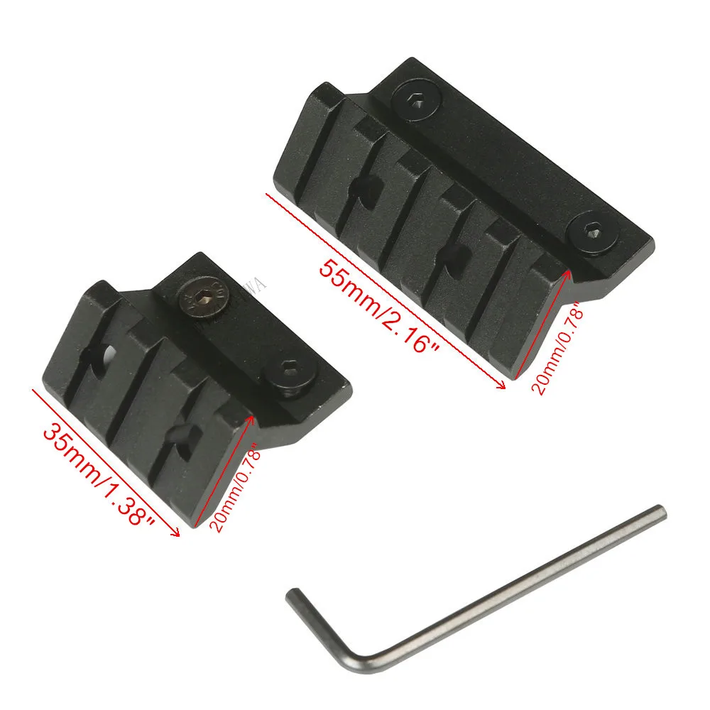 Элемент офсетная печать светильник крепление w/ 20 мм Пикатинни адаптер для KeyMod