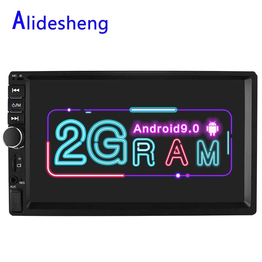 Автомагнитола 2 Гб ОЗУ сенсорный экран 7 дюймов 2din Android 8 1 GPS Wi Fi Bluetooth USB SD