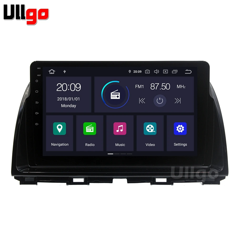 Головное устройство для Mazda Android 10 0 Авторадио GPS 1 din с BT RDS Wi Fi Mirror link 2013