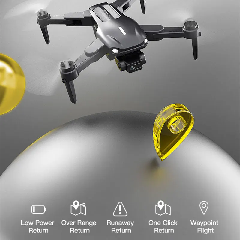 Квадрокоптер S5PRO с камерой 6K GPS дальность 1 2 км | Игрушки и хобби
