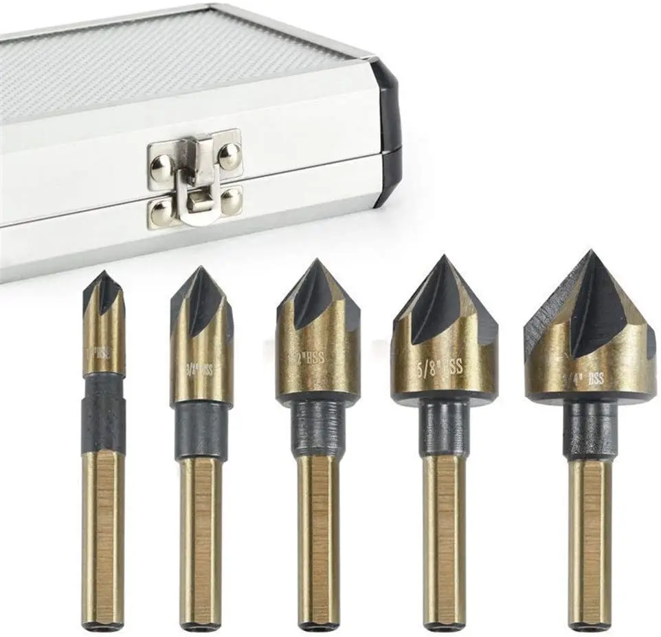 5 шт./компл. фотометрическое сверло с тремя плоскими хвостовиками инструмент для