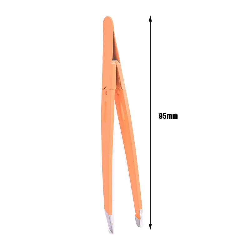 

Eyebrow Tweezer Colorful Hair Beauty Fine Hairs Puller Stainless Steel Slanted Eye Brow Clips Removal Makeup Tools