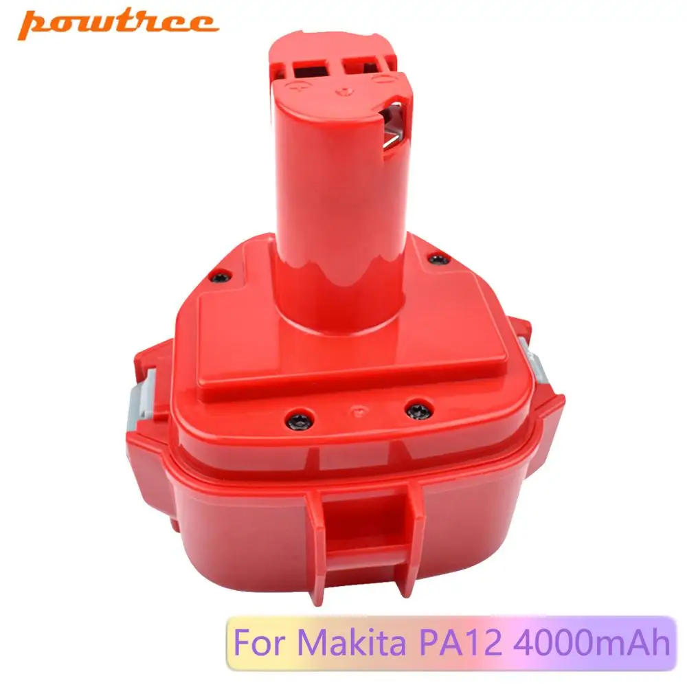 Powtree 12v 4000 мА/ч металл гидридных или никель PA12 батарея Замена батареи для Makita 1220 1222