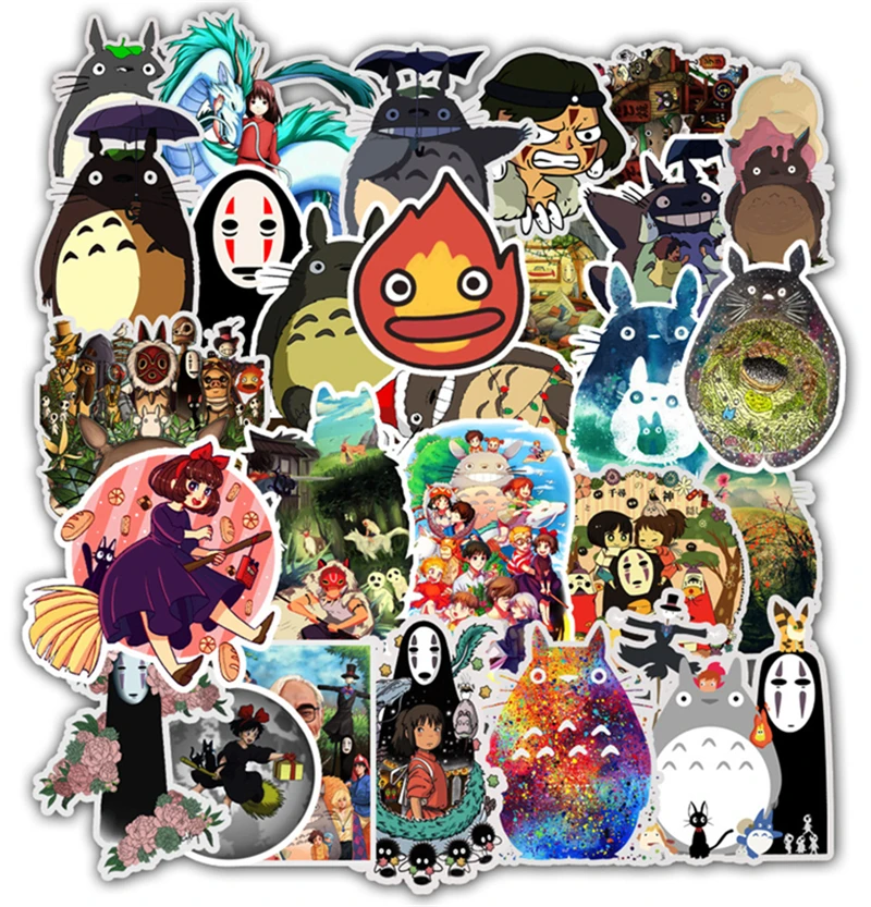 Классический мультфильм Miyazaki Hayao TOTORO 50 шт./компл. аниме чемодан холодильник