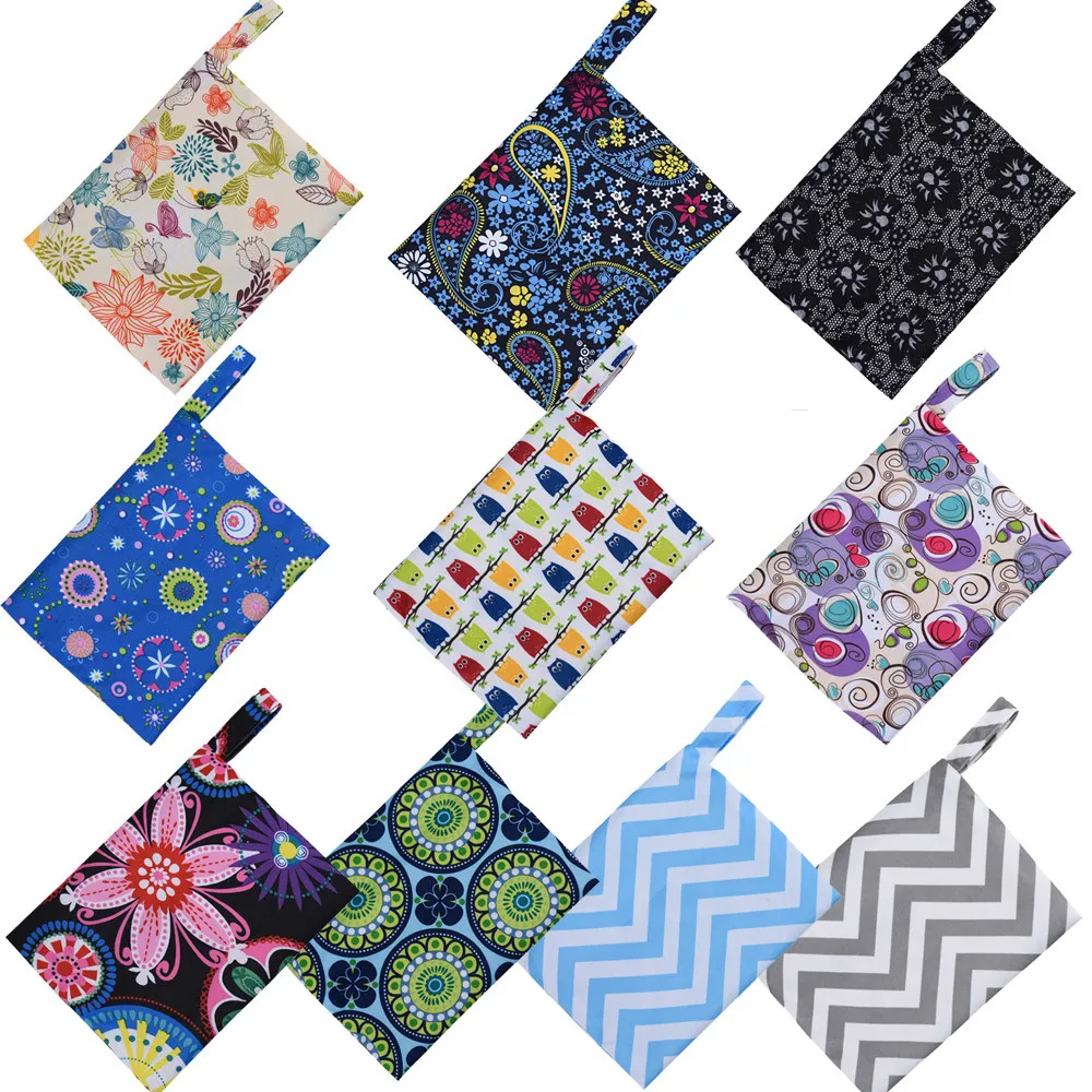 Влажная сумка для гигиенических прокладок многоразовая моющаяся влажная