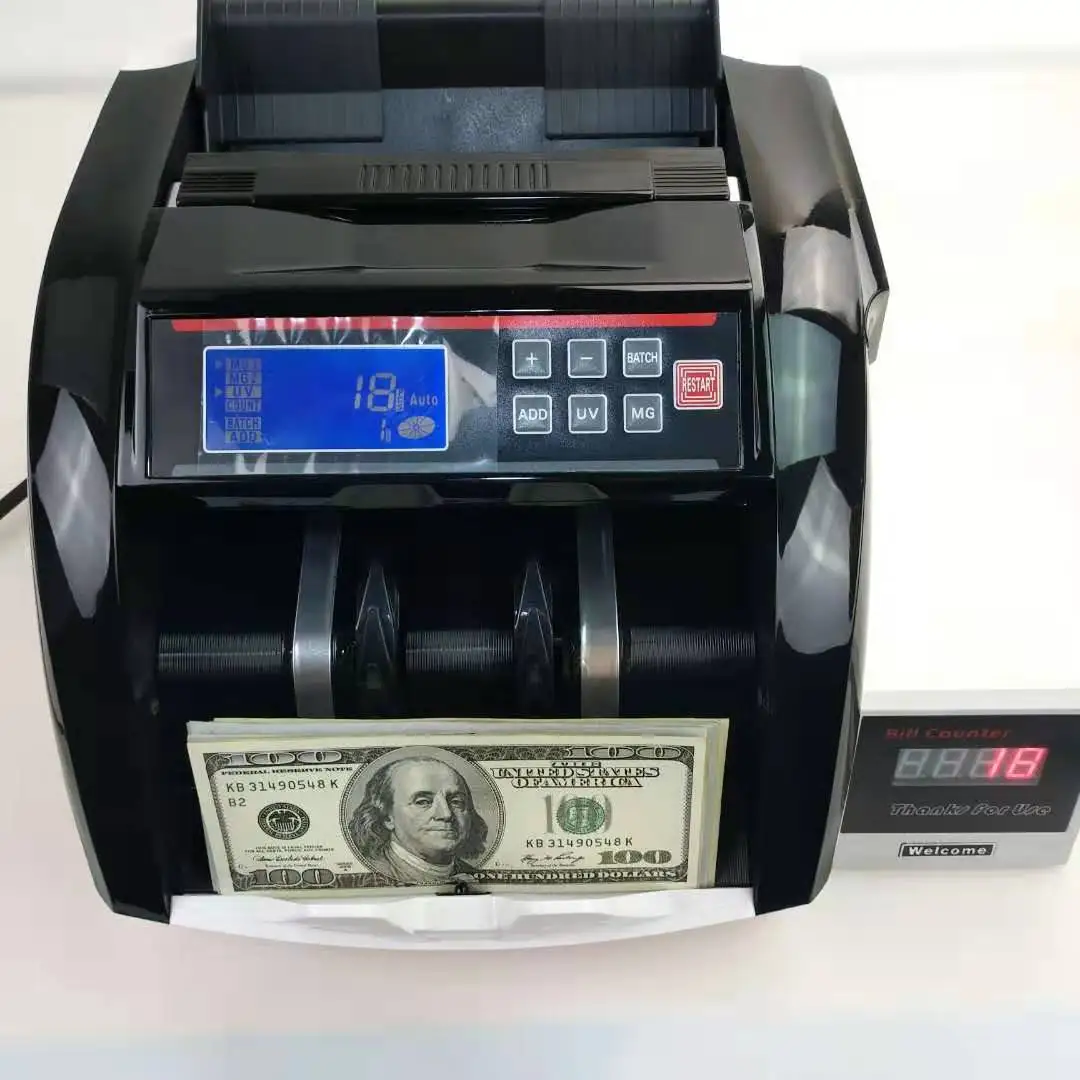 Мульти Валютный совместимый счетчик купюр электрическая Счетная машина для
