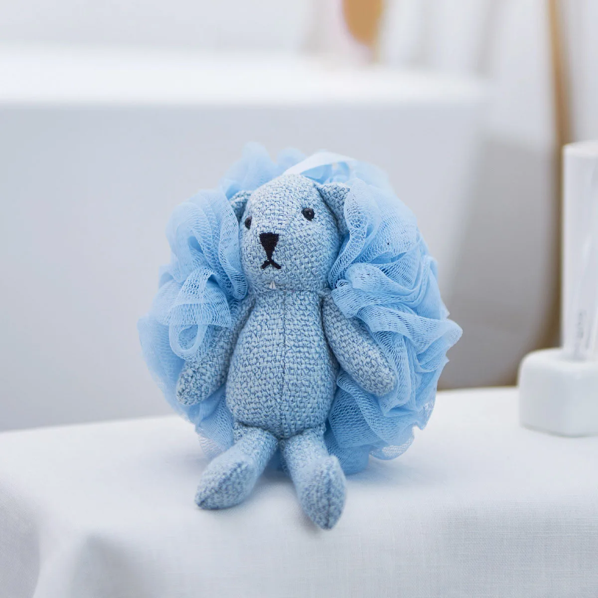 Exfoliating Bath Ball Bear Soft Shower Foaming Sponge Scrubber Bubble Body Skin Cleaning Tool Bathroom Accessories | Красота и