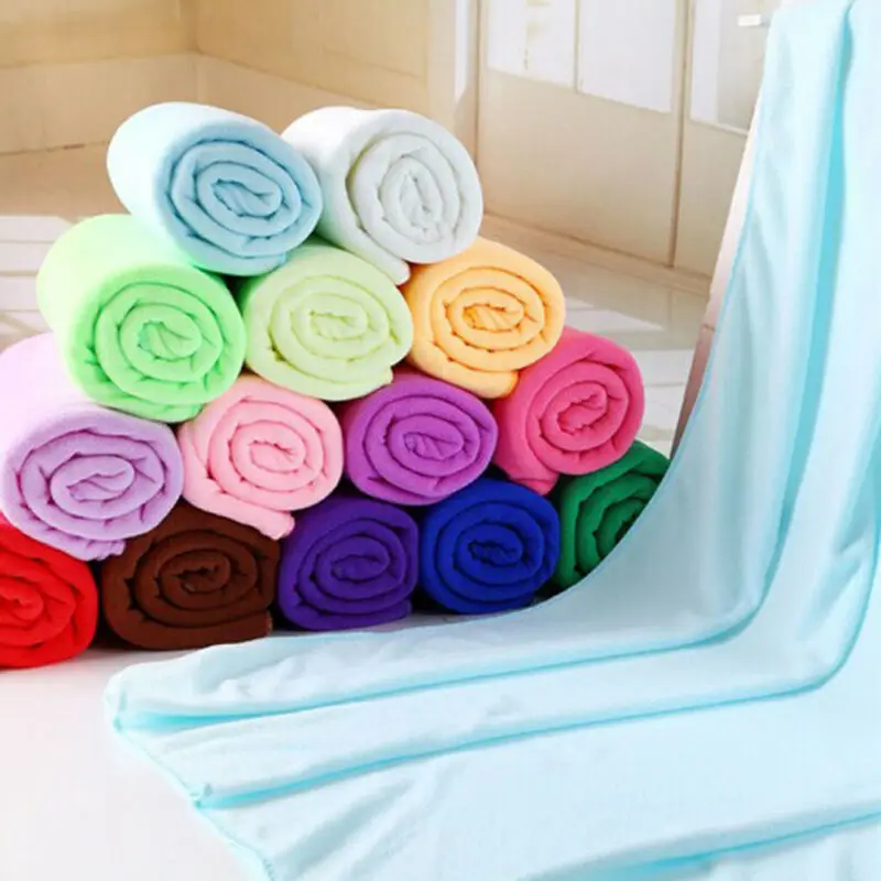 70*140 см волокна быстро сохнет Полотенца медведь мультяшная микрофибра