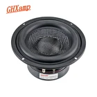 Динамик-сабвуфер GHXAMP, 5,25 дюйма, Стекловолоконный Плетеный, для домашнего кинотеатра, улучшенная, высокая мощность, качество звука, 4 Ом, 60 Вт, 1 шт.