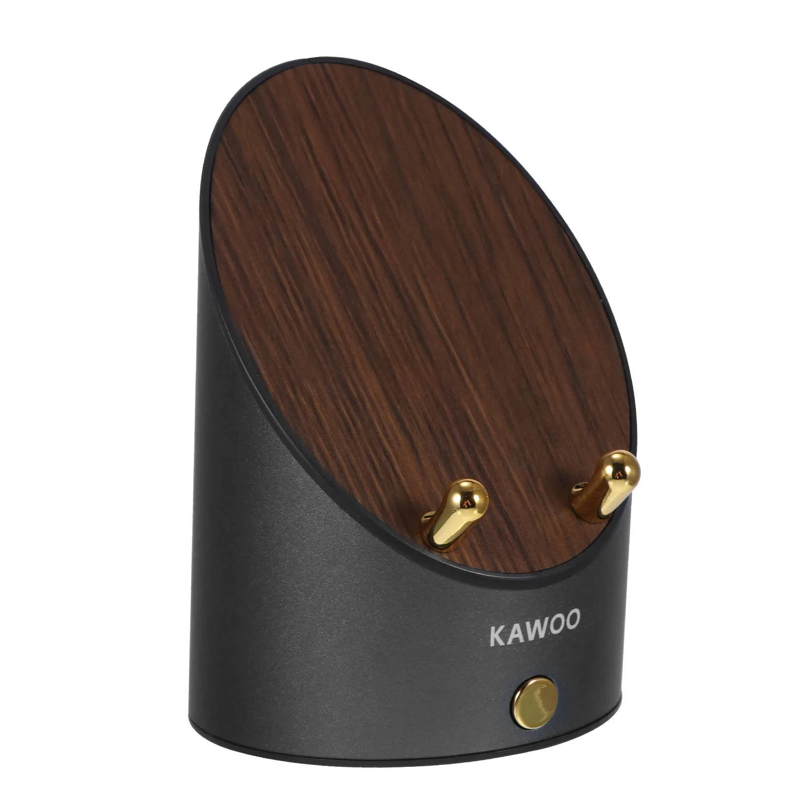 

KAWOO Portable Rhinoceros Mobile Phone Holder Portable Mini Desktop Wireless Alarm Clock Bluetooth Speaker Made Of Wood Metal